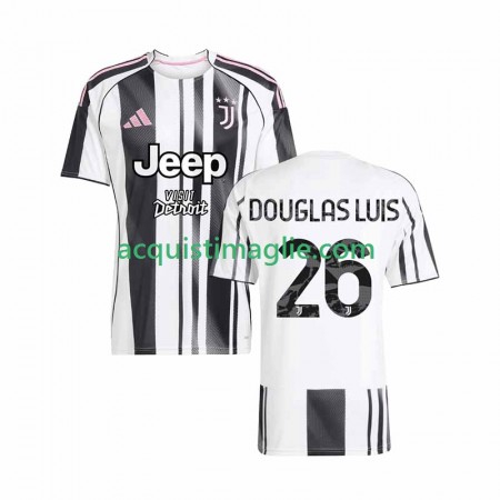 Divisa di Calcio Juventus Douglas Luiz 26 Prima 2025/2026